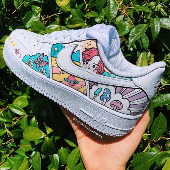 Authentic Nike Air Force 1 Customized Freeshipping - Picture 2 of 5